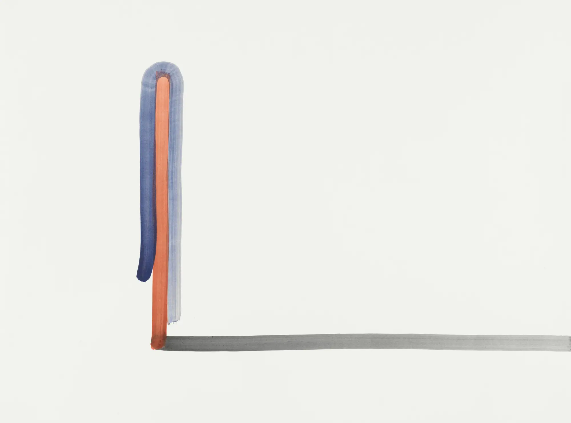 Silvia Bächli, Ohne Titel, 2016 60 x 80 cm Gouache auf Papier