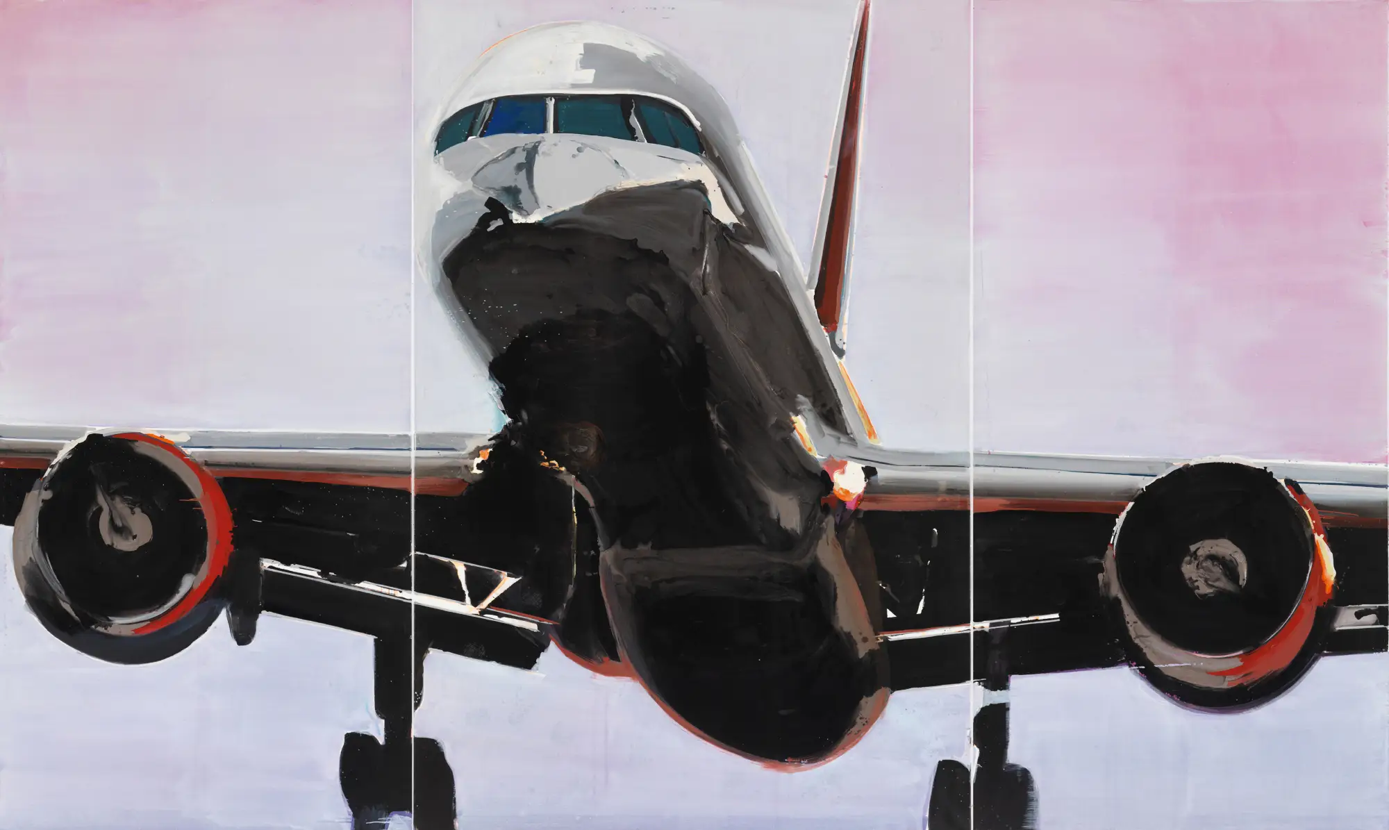 Tatjana Doll, Speed_Black_Mozart, 2009 300 x 500 cm Öl auf Leinwand