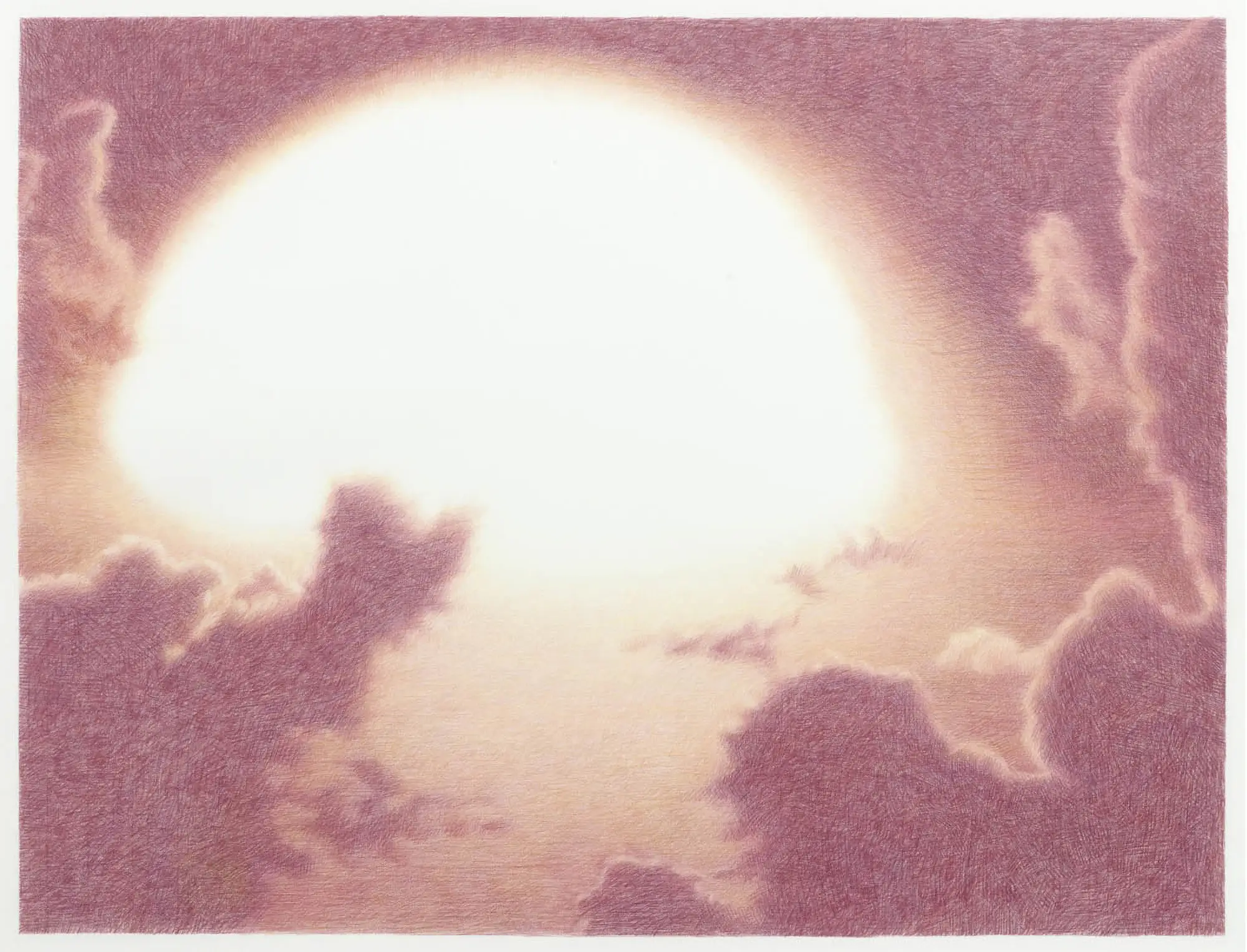 Slawomir Elsner, 270 Kilotons, 2007 64 x 82.5 cm colour / pencil on paper